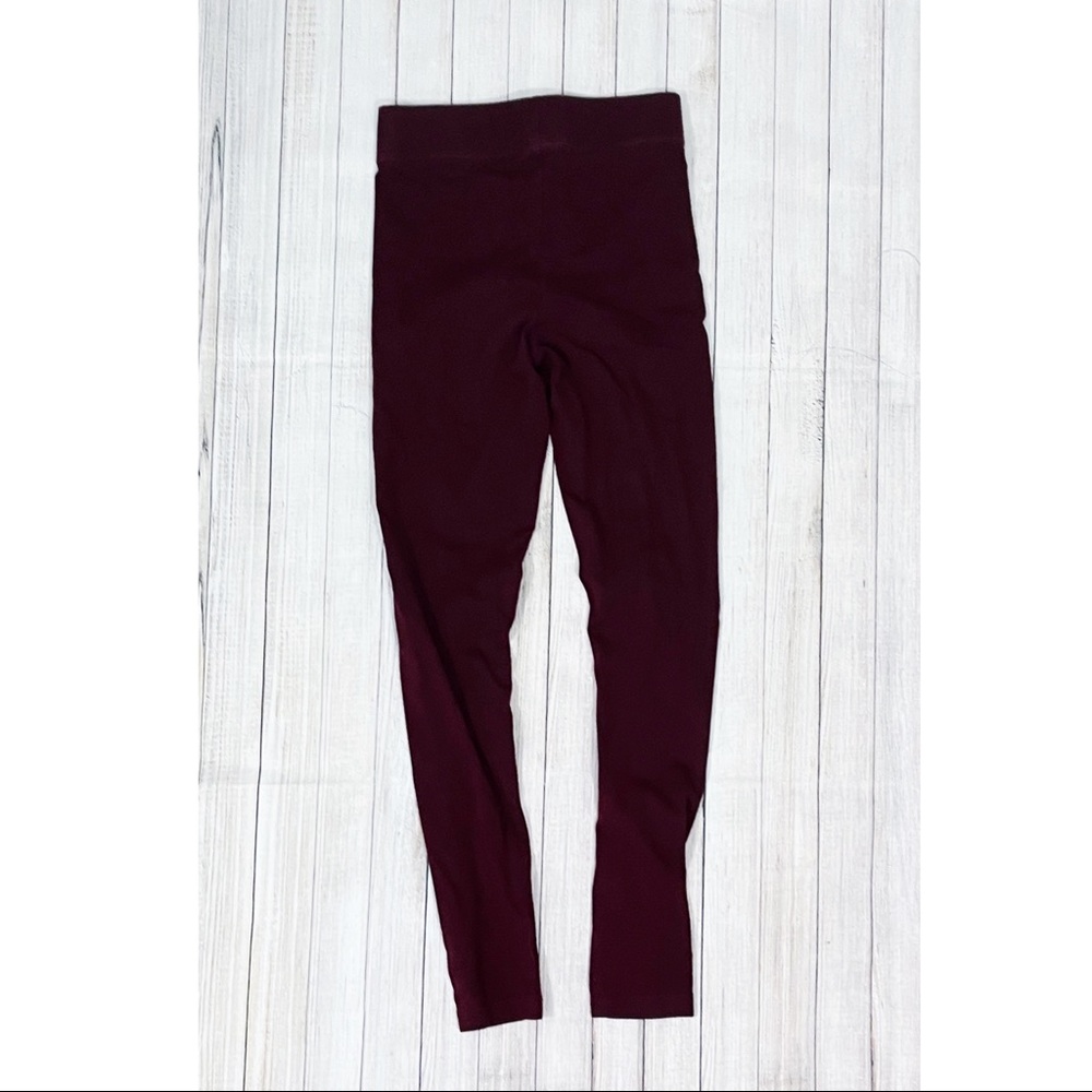 Forever 21 Burgundy Leggings Size S